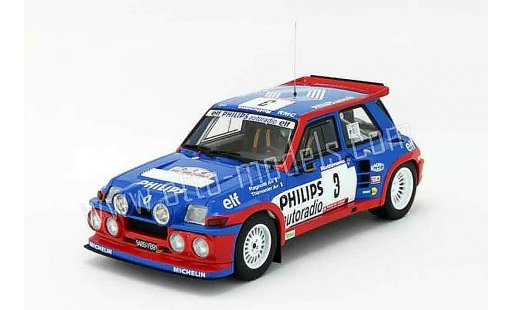 Renault 5 Turbo 1/18 Ottomobile maxi philips 198 diecast model cars
