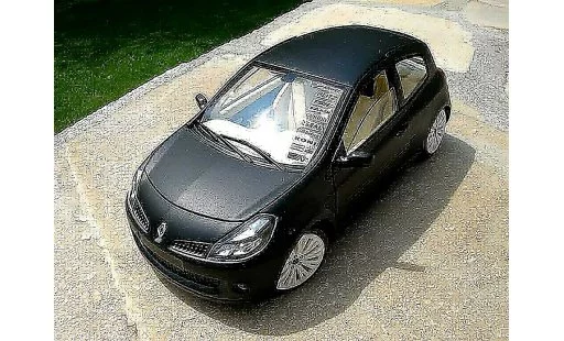 Renault Clio 3 RS 1/18 Solido noir mat jantes c4 wrc diecast model cars