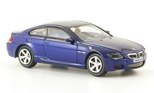 Bmw M6 1/87 Ricko blue 2006 diecast model cars
