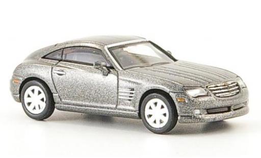 Diecast model cars Chrysler Crossfire 1/87 Ricko Coupe metallic grey 2006 Chrysler Crossfire 1/87 Ricko Coupe metallic grey 2006 diecast model cars