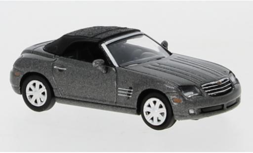 Diecast model cars Chrysler Crossfire 1/87 Ricko Roadster metallic grey Verdeck fermé Chrysler Crossfire 1/87 Ricko Roadster metallic grey Verdeck fermé diecast model cars