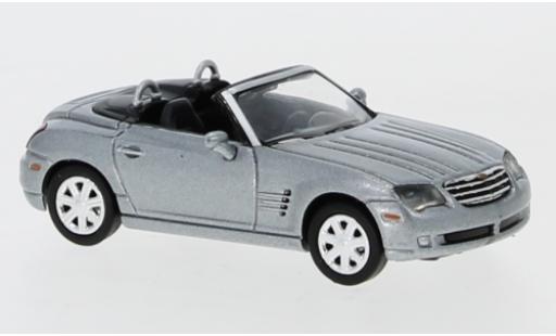Diecast model cars Chrysler Crossfire 1/87 Ricko Roadster metallic grey Verdeck ouvert Chrysler Crossfire 1/87 Ricko Roadster metallic grey Verdeck ouvert diecast model cars