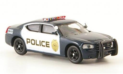 Diecast model cars Dodge Charger 1/87 Ricko blue/white Police Polizei (USA) Dodge Charger 1/87 Ricko blue/white Police Polizei (USA) diecast model cars