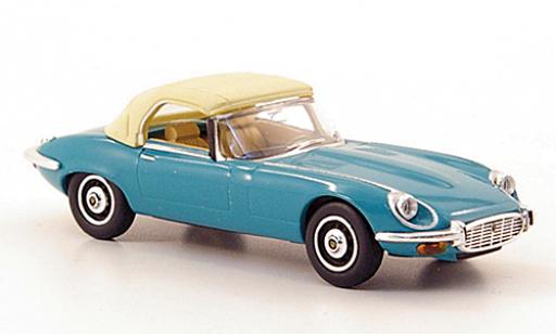 Diecast model cars Jaguar E-Type 1/87 Ricko Roadster türkis 1971 Verdeck fermé sans Vitrine Jaguar E-Type 1/87 Ricko Roadster türkis 1971 Verdeck fermé sans Vitrine diecast model cars