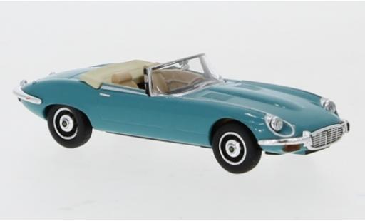 Diecast model cars Jaguar E-Type 1/87 Ricko Roadster türkis Verdeck ouvert Jaguar E-Type 1/87 Ricko Roadster türkis Verdeck ouvert diecast model cars