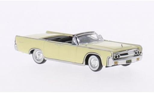 Diecast model cars Lincoln Continental 1/87 Ricko Convertible yellow 1963 Lincoln Continental 1/87 Ricko Convertible yellow 1963 diecast model cars