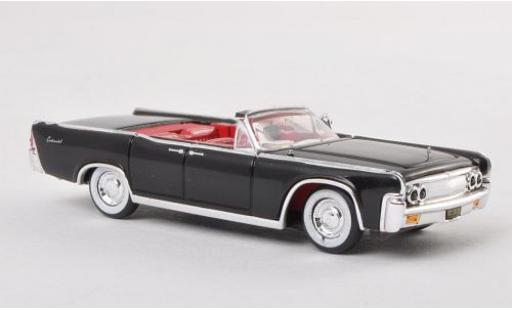 Diecast model cars Lincoln Continental 1/87 Ricko Convertible black 1963 Lincoln Continental 1/87 Ricko Convertible black 1963 diecast model cars