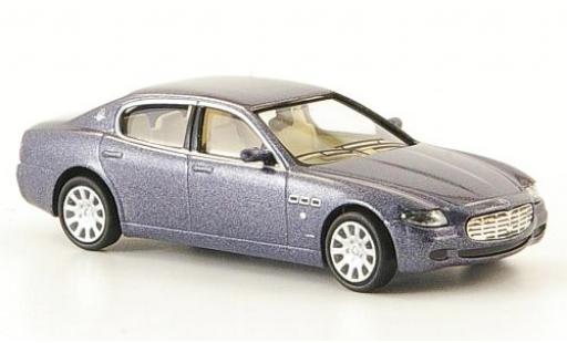 Diecast model cars Maserati Quattroporte 1/87 Ricko metallic blue 2003 Maserati Quattroporte 1/87 Ricko metallic blue 2003 diecast model cars