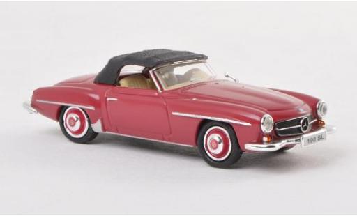 Diecast model cars Mercedes 190 1/87 Ricko SL (W121 BII) red Mercedes 190 1/87 Ricko SL (W121 BII) red diecast model cars