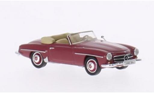 Diecast model cars Mercedes 190 1/87 Ricko SL (W121 BII) red ohne Vitrine Mercedes 190 1/87 Ricko SL (W121 BII) red ohne Vitrine diecast model cars