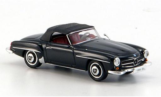 Diecast model cars Mercedes 190 1/87 Ricko SL (W121 BII) black Mercedes 190 1/87 Ricko SL (W121 BII) black diecast model cars