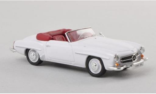 Diecast model cars Mercedes 190 1/87 Ricko SL (W121 BII) white Mercedes 190 1/87 Ricko SL (W121 BII) white diecast model cars