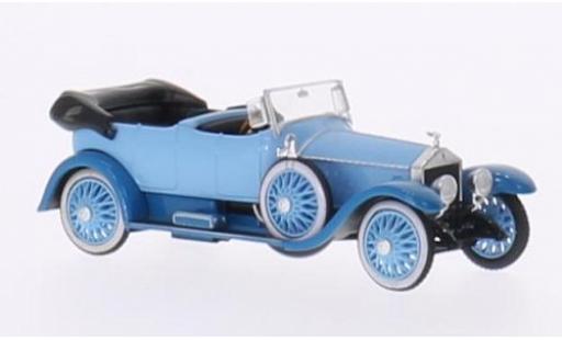 Diecast model cars Rolls Royce Silver Ghost 1/87 Ricko blue/blue RHD Verdeck geöffnet ohne Vitrine Rolls Royce Silver Ghost 1/87 Ricko blue/blue RHD Verdeck geöffnet ohne Vitrine diecast model cars