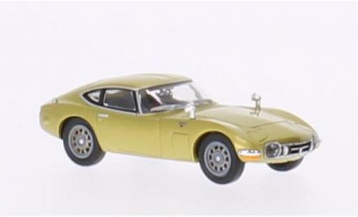 Diecast model cars Toyota 2000 GT 1/87 Ricko gold RHD Toyota 2000 GT 1/87 Ricko gold RHD diecast model cars