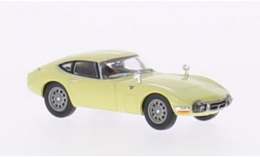 Diecast model cars Toyota 2000 GT 1/87 Ricko yellow RHD Toyota 2000 GT 1/87 Ricko yellow RHD diecast model cars