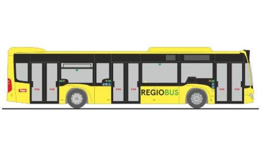 Mercedes Citaro 1/87 Rietze Zillertalbahn Regiobus 2015 diecast model cars