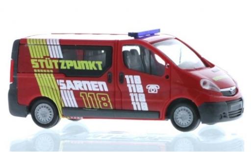 Opel Vivaro 1/87 Rietze Stützpunkt Feuerwehr Sarnen diecast model cars