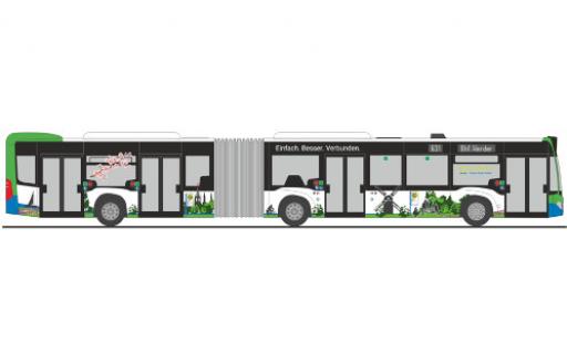 Mercedes Citaro 1/87 Rietze G Regiobus Potsdam Mittelmark 2015 diecast model cars