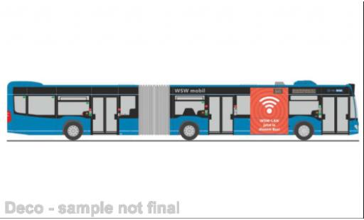 Mercedes Citaro 1/87 Rietze G WSW mobil Wuppertal 2015 diecast model cars