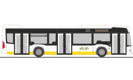 Mercedes Citaro 1/87 Rietze VBSH Schaffhausen (CH) 2012 diecast model cars