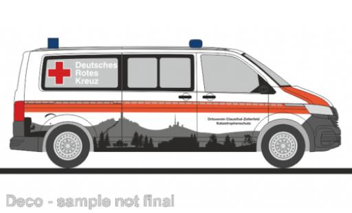 Volkswagen T6 1/87 Rietze .1 bus DRK Clausthal - Zellerfeld diecast model cars