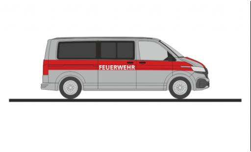 Volkswagen T6 1/87 Rietze .1 bus pompiers Hoyerswerda diecast model cars