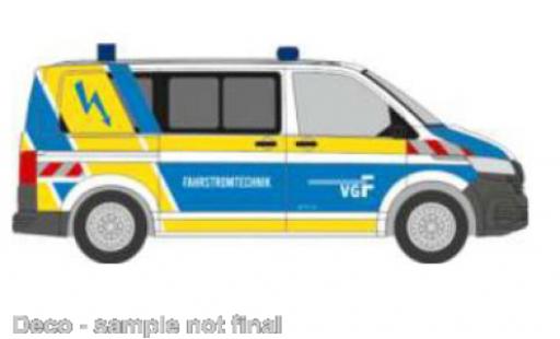 Volkswagen T6 1/87 Rietze .1 bus VGF Frankfurt Fahrstromtechnik diecast model cars