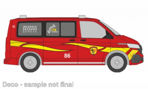 Volkswagen T6 1/87 Rietze .1 pompiers Genève (CH) diecast model cars