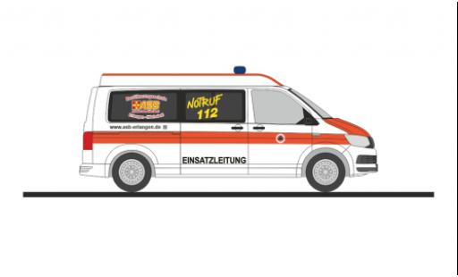 Volkswagen T6 1/87 Rietze bus ASB RV Erlangen - Höchstadt diecast model cars