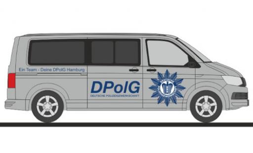 Volkswagen T6 1/87 Rietze bus DPolG Hamburg diecast model cars