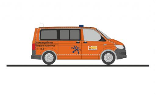 Volkswagen T6 1/87 Rietze bus médecin d ASB Region Hannover diecast model cars