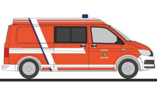 Volkswagen T6 1/87 Rietze bus pompiers Cadolzburg diecast model cars