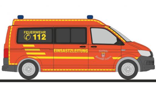 Volkswagen T6 1/87 Rietze bus pompiers Siegburg diecast model cars