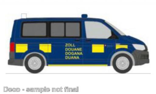 Volkswagen T6 1/87 Rietze bus Zoll (CH) diecast model cars