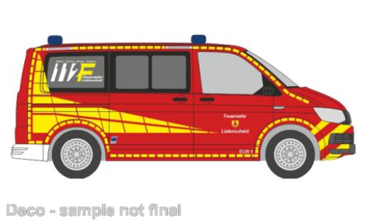 Volkswagen T6 1/87 Rietze pompiers Lüdenscheid diecast model cars