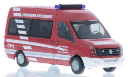 Volkswagen Crafter 1/87 Rietze Bus Feuerwehr Rottenburg 2011 diecast model cars