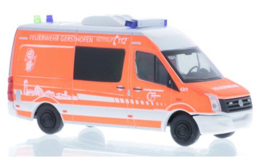 Volkswagen Crafter 1/87 Rietze Feuerwehr Gersthofen diecast model cars