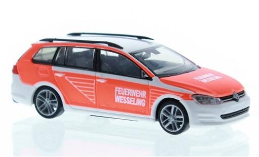 Diecast model cars Volkswagen Golf 1/87 Rietze 7 Variant Feuerwehr Wesseling Volkswagen Golf 1/87 Rietze 7 Variant Feuerwehr Wesseling diecast model cars