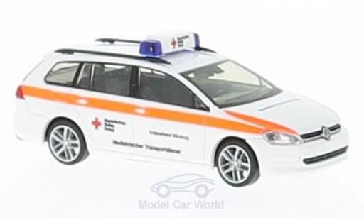 Diecast model cars Volkswagen Golf VII 1/87 Rietze VII Variant BRK Würzburg Volkswagen Golf VII 1/87 Rietze VII Variant BRK Würzburg diecast model cars