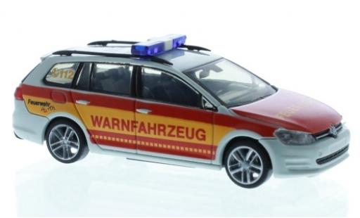 Diecast model cars Volkswagen Golf 1/87 Rietze VII Variant Feuerwehr Hürth Warnfahrzeug Volkswagen Golf 1/87 Rietze VII Variant Feuerwehr Hürth Warnfahrzeug diecast model cars
