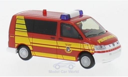 Volkswagen T5 1/87 Rietze Bus Feuerwehr Hofheim im Taunus 2003 diecast model cars