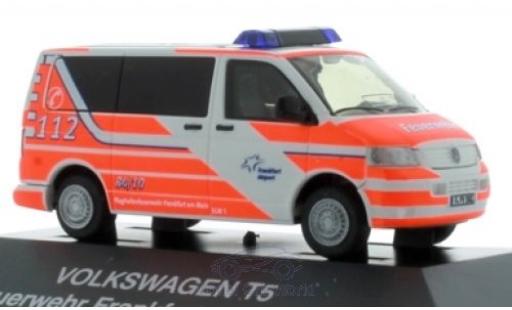 Volkswagen T5 1/87 Rietze Bus Flughafenfeuerwehr Frankfurt/Main diecast model cars