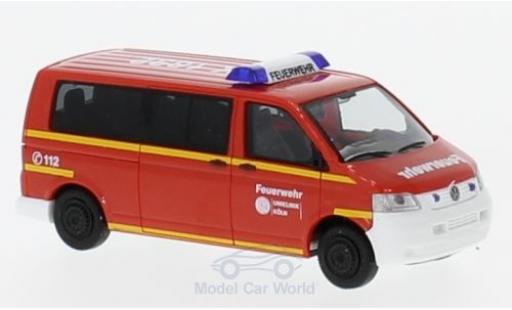 Volkswagen T5 1/87 Rietze Feuerwehr Uniklinik Köln 2003 diecast model cars