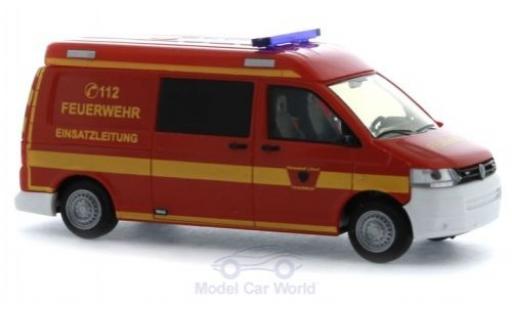 Volkswagen T5 1/87 Rietze Halbbus Feuerwehr Lübeck diecast model cars