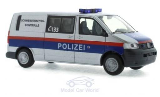 Volkswagen T5 1/87 Rietze Halbbus Polizei - Schwerverkehrskontrolle (AT) 2003 diecast model cars