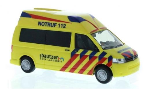 Volkswagen T5 1/87 Rietze Hornis Silver Rettungsdienst Radeberg diecast model cars