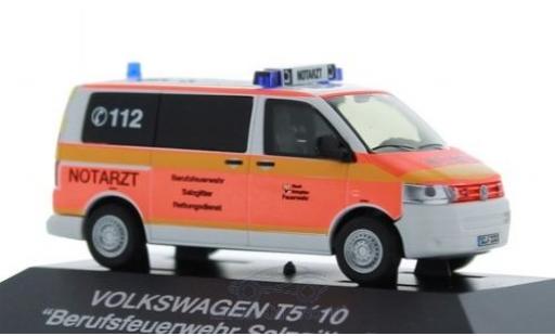 Volkswagen T5 1/87 Rietze Notarzt Feuerwehr Salzgitter 2010 diecast model cars