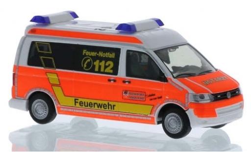 Diecast model cars Volkswagen T5 1/87 Rietze RTW Feuerwehr Remscheid 2010 Volkswagen T5 1/87 Rietze RTW Feuerwehr Remscheid 2010 diecast model cars