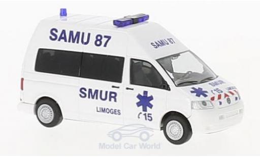 Volkswagen T5 1/87 Rietze Samu 87 Limoges (FR) diecast model cars