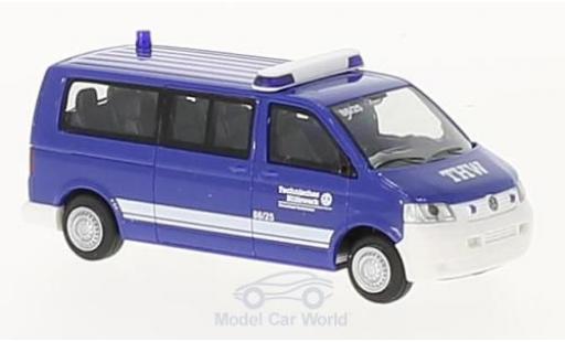 Volkswagen T5 1/87 Rietze THW OV Saarbrücken 2003 diecast model cars